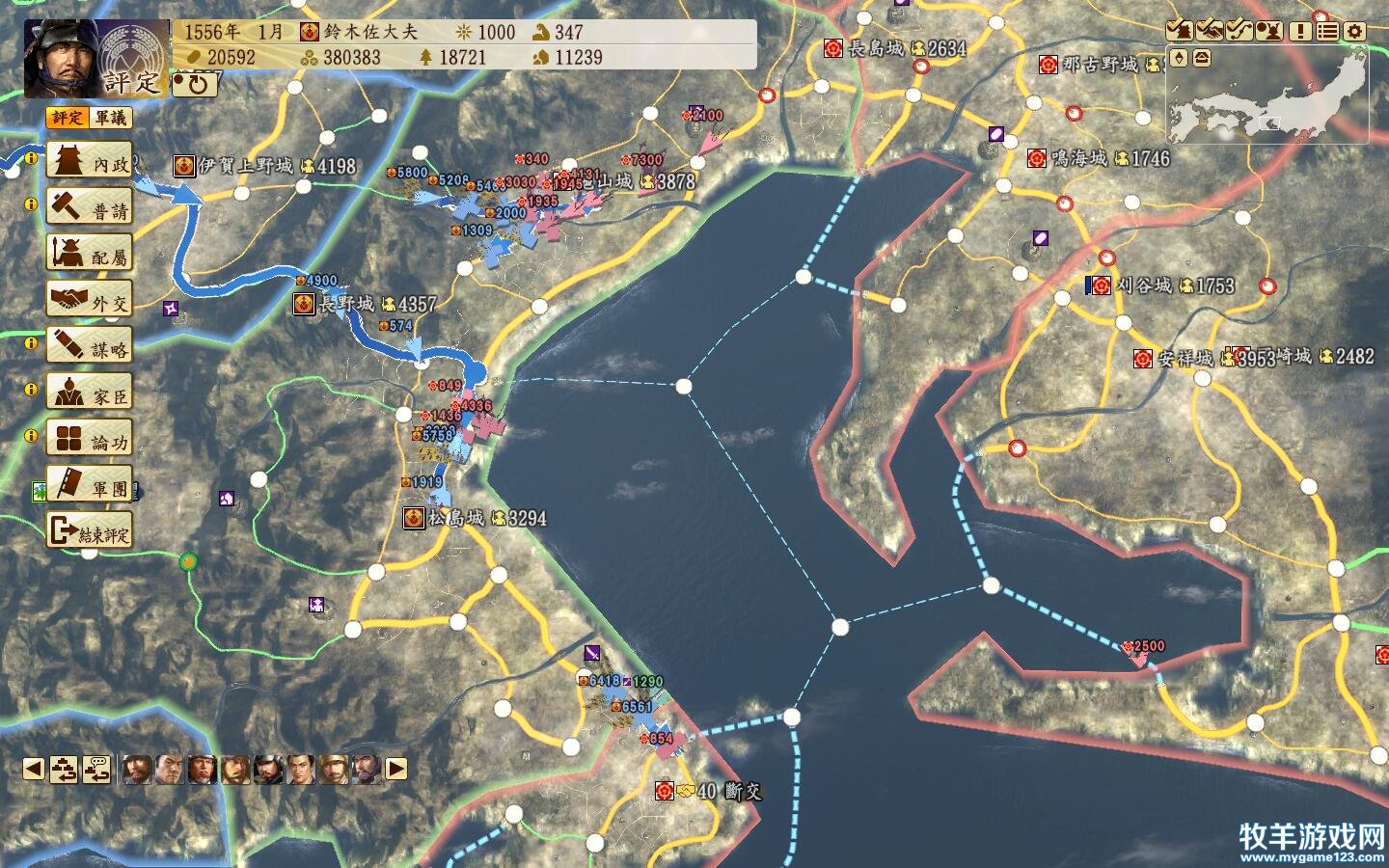 1556年6月,岛津终于忍不住来犯,好在早有准备