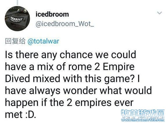 老外得知《三国全面战争》将发售，竟然比国人还兴奋，评论已炸锅